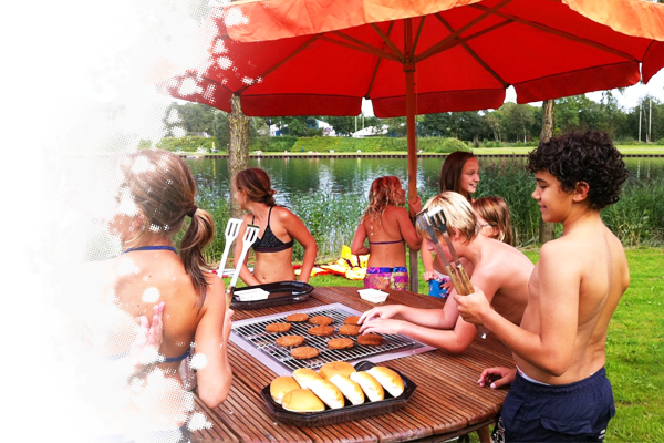 Vlotbouwfeest met barbecue