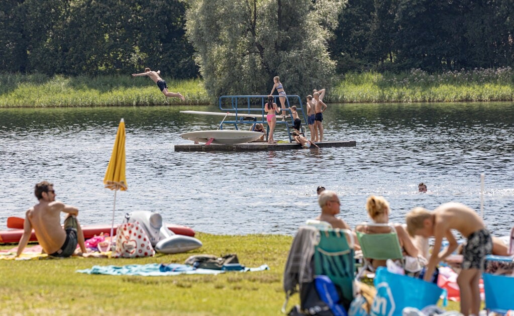 Aan het water bij De Langspier