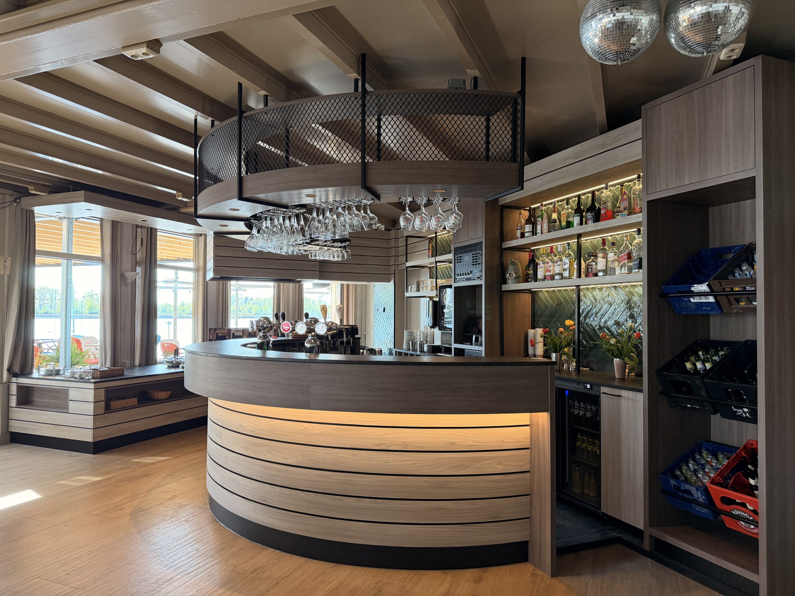 Moderne bar en interieur