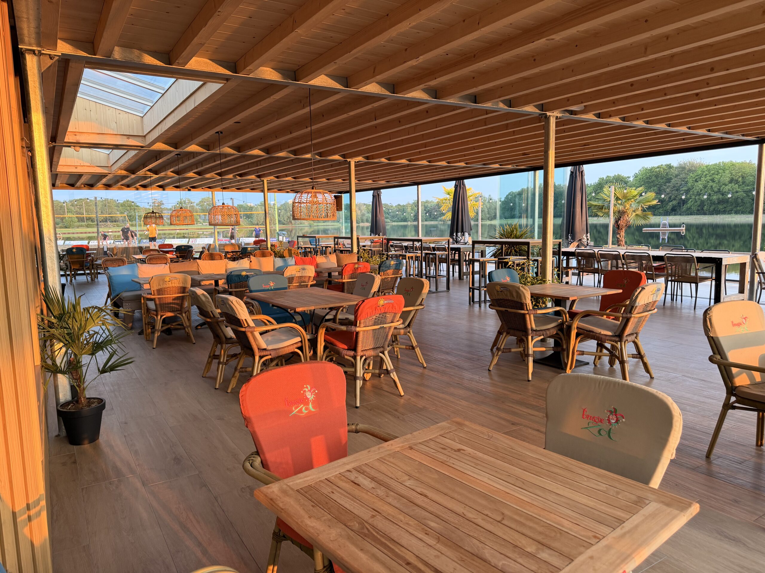 Overdekt terras bij De Langspier